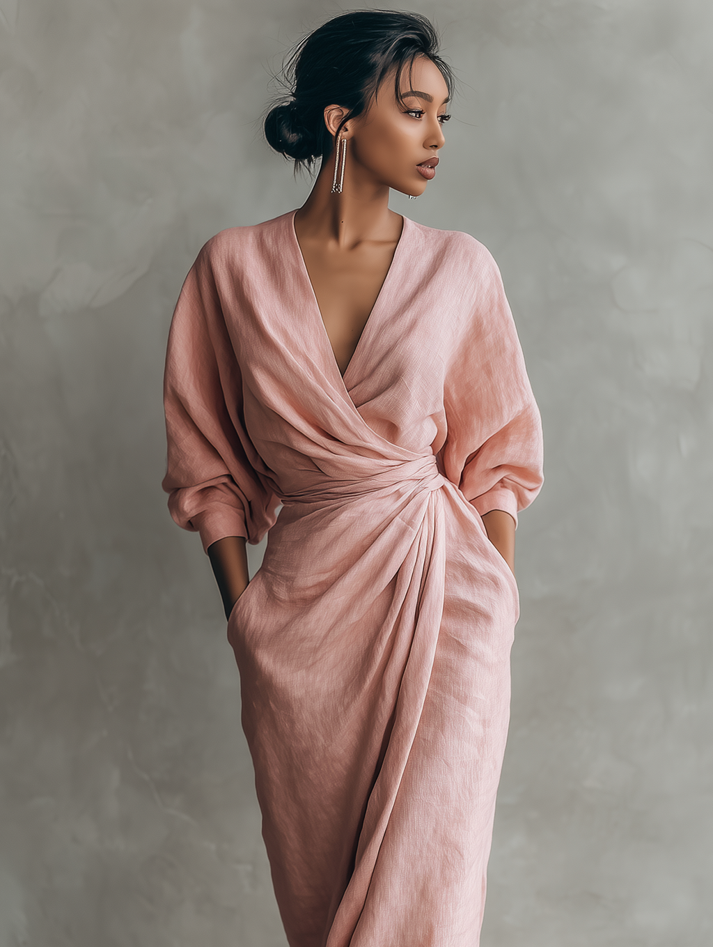 Evelina Linen Dress
