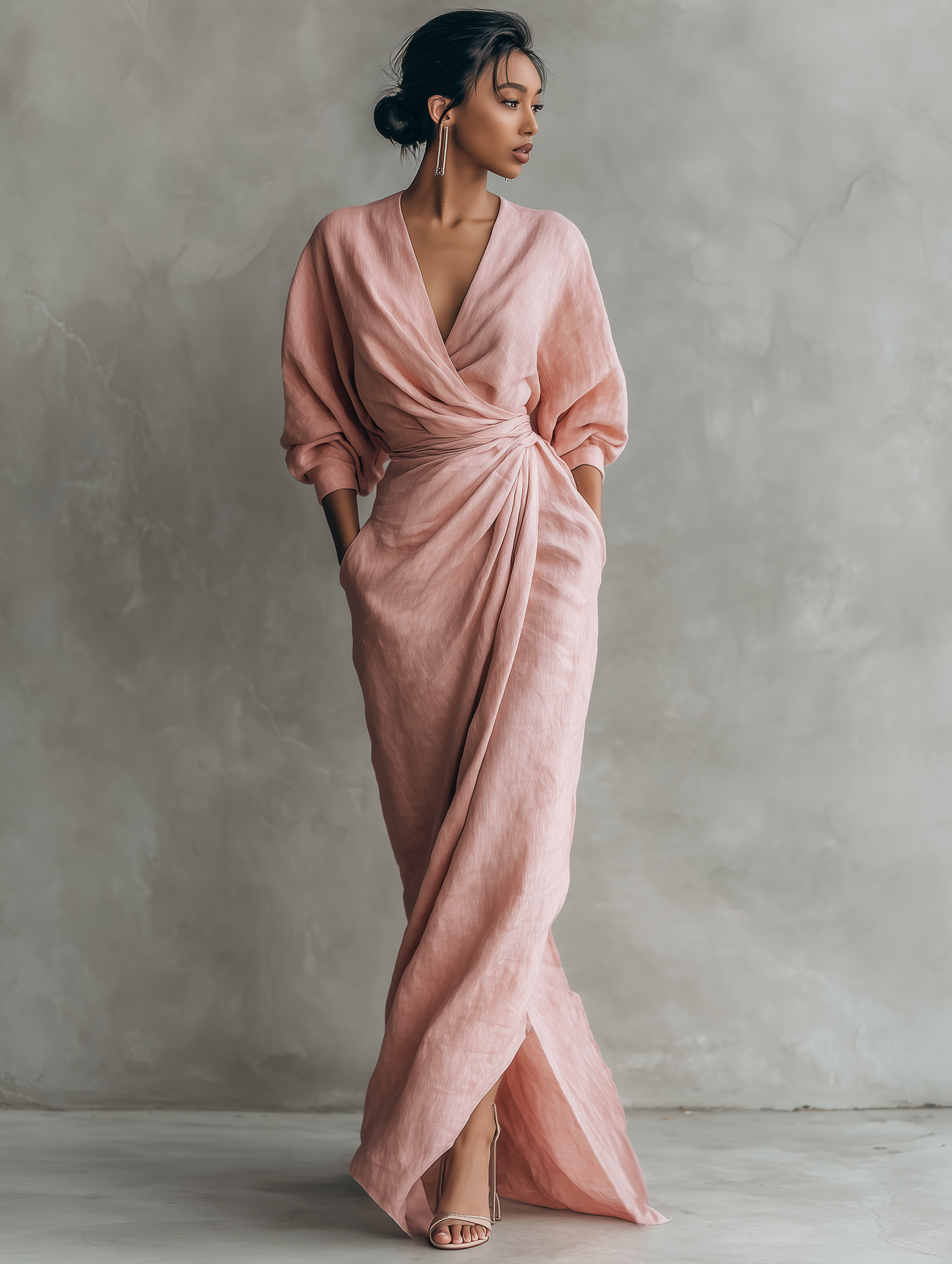 Evelina Linen Dress