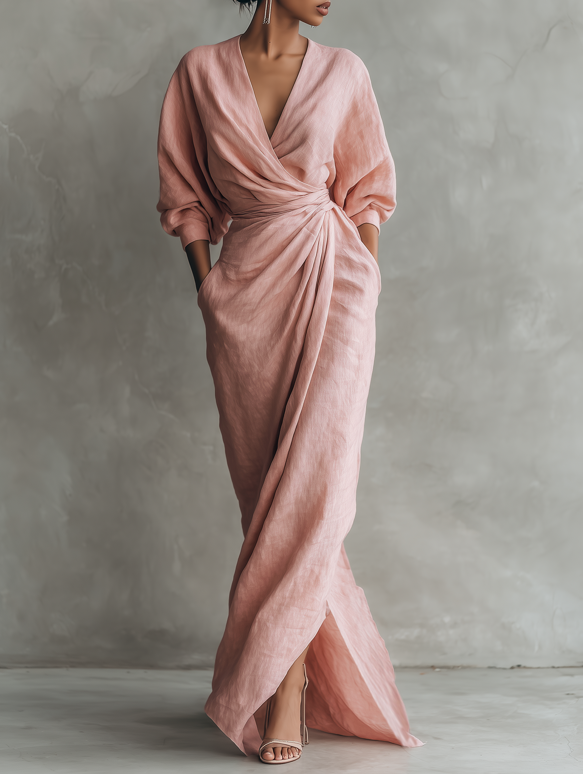 Evelina Linen Dress