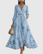 ROWELLA | Elegant Long Pleated Dress
