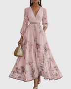 ROWELLA | Elegant Long Pleated Dress