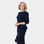 CLAUDINE BLOOM | Midi Dress with Ruffles