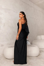 Nicole™ One-Sleeve Satin Dress
