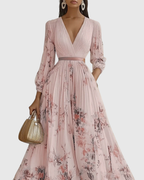 ROWELLA | Elegant Long Pleated Dress
