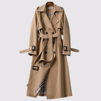 Classic Belted Trench Coat - Green