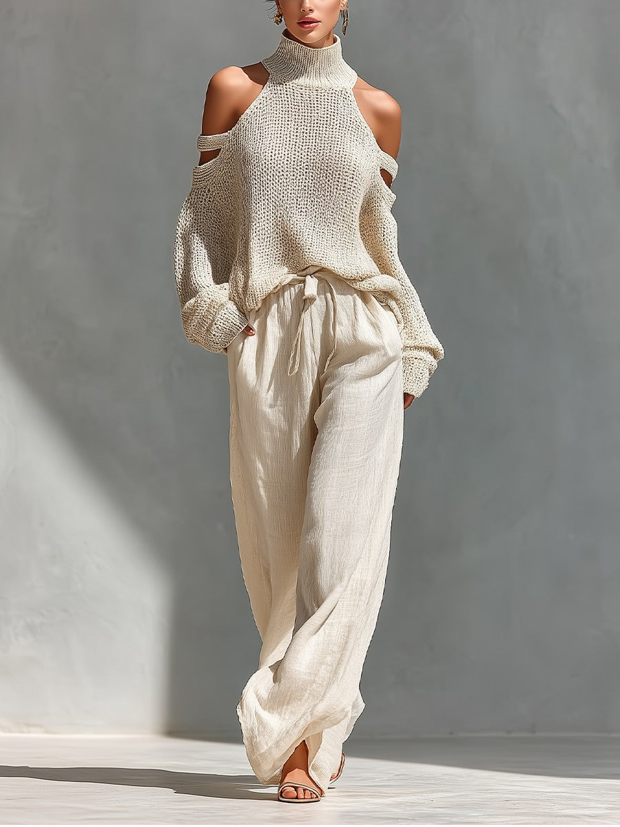 Camilla • Fashion Knit and Linen Set