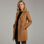 Elegant Timeless Long Coat - Gray