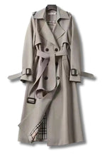 Elegant Timeless Trench Coat - Red