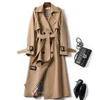 Elegant Timeless Trench Coat - Beige