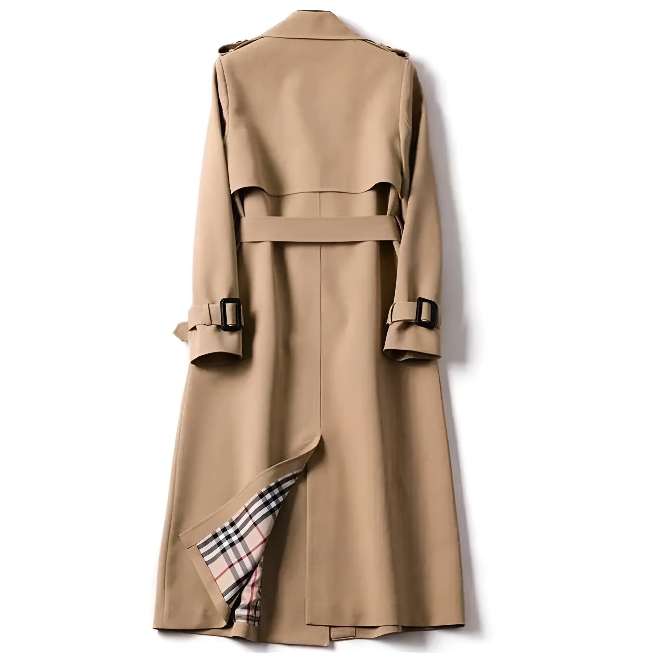 Elegant Timeless Trench Coat - Beige