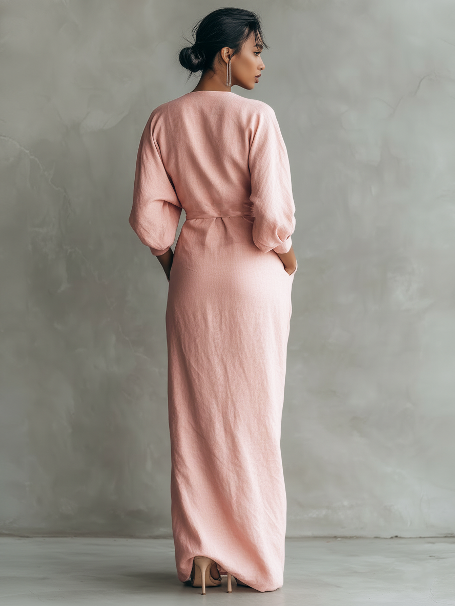 Evelina Linen Dress