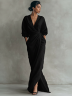 Evelina Linen Dress