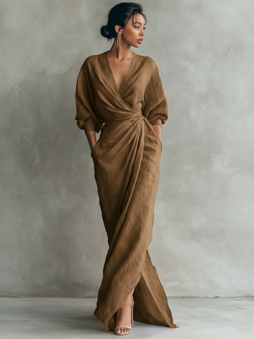 Evelina Linen Dress