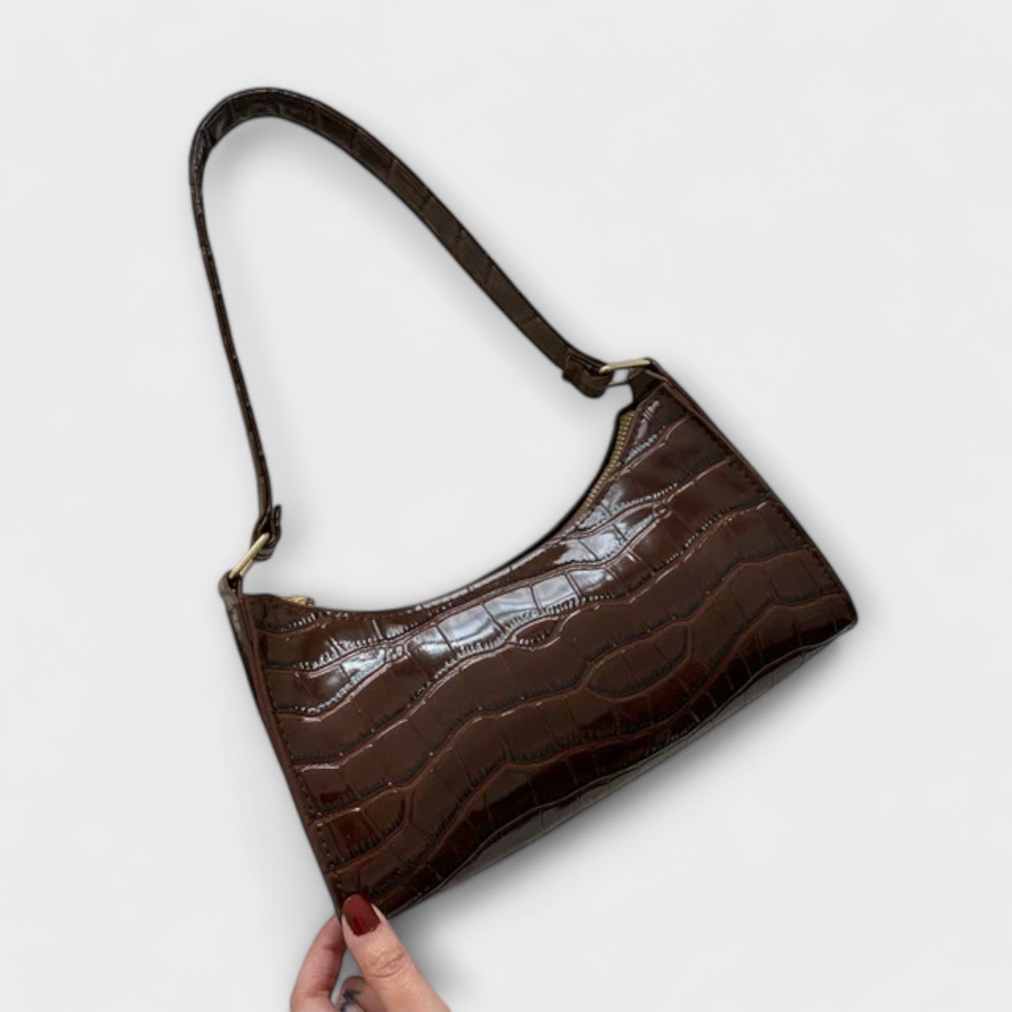 Aurora - Glossy Leather Bag