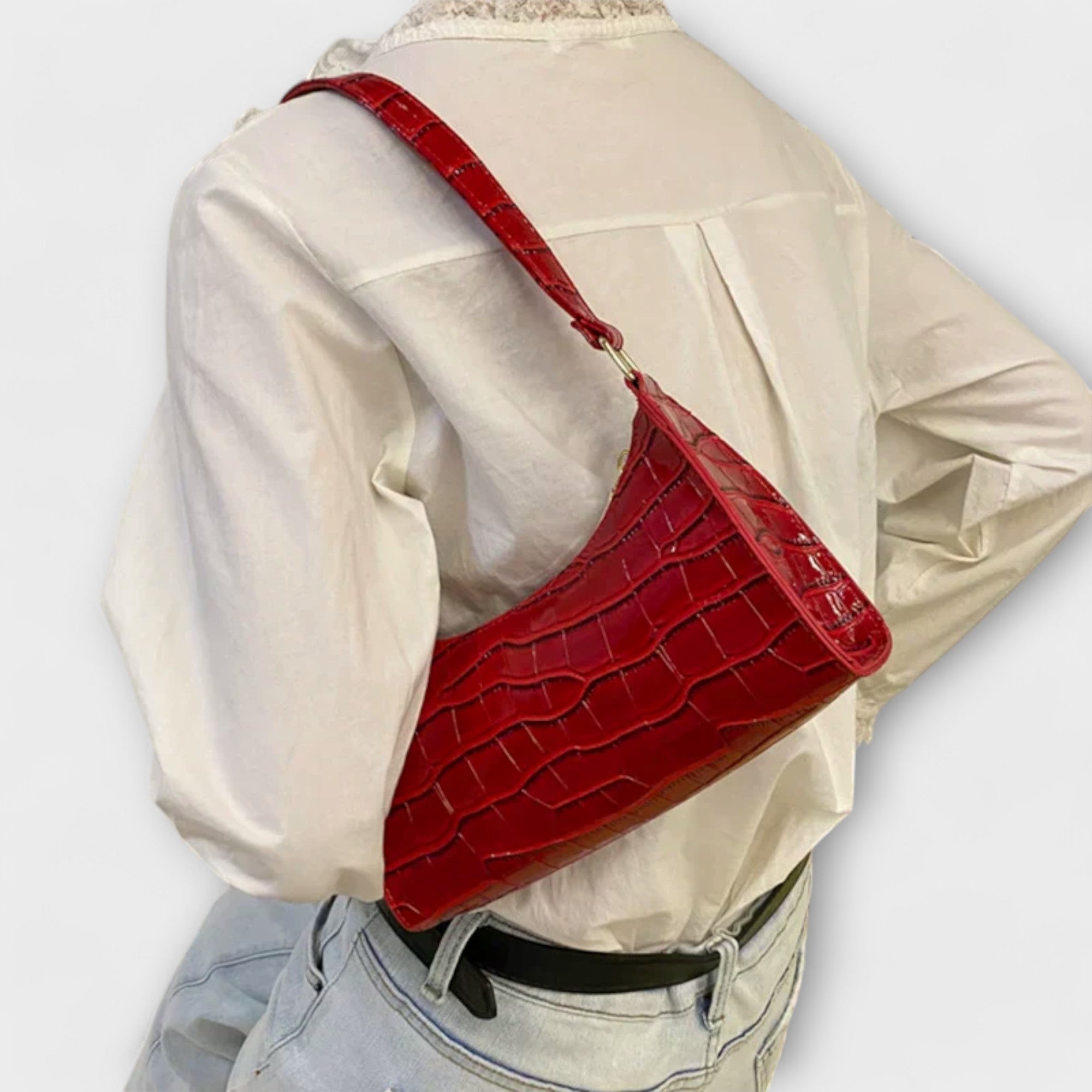 Aurora - Glossy Leather Bag