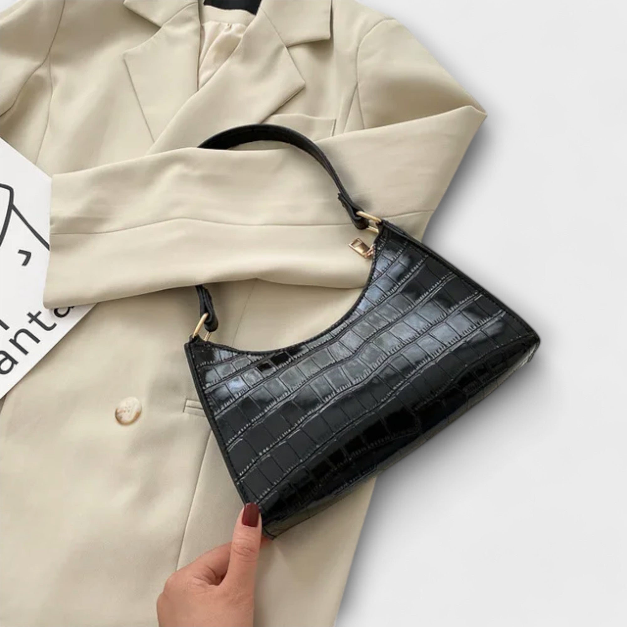 Aurora - Glossy Leather Bag