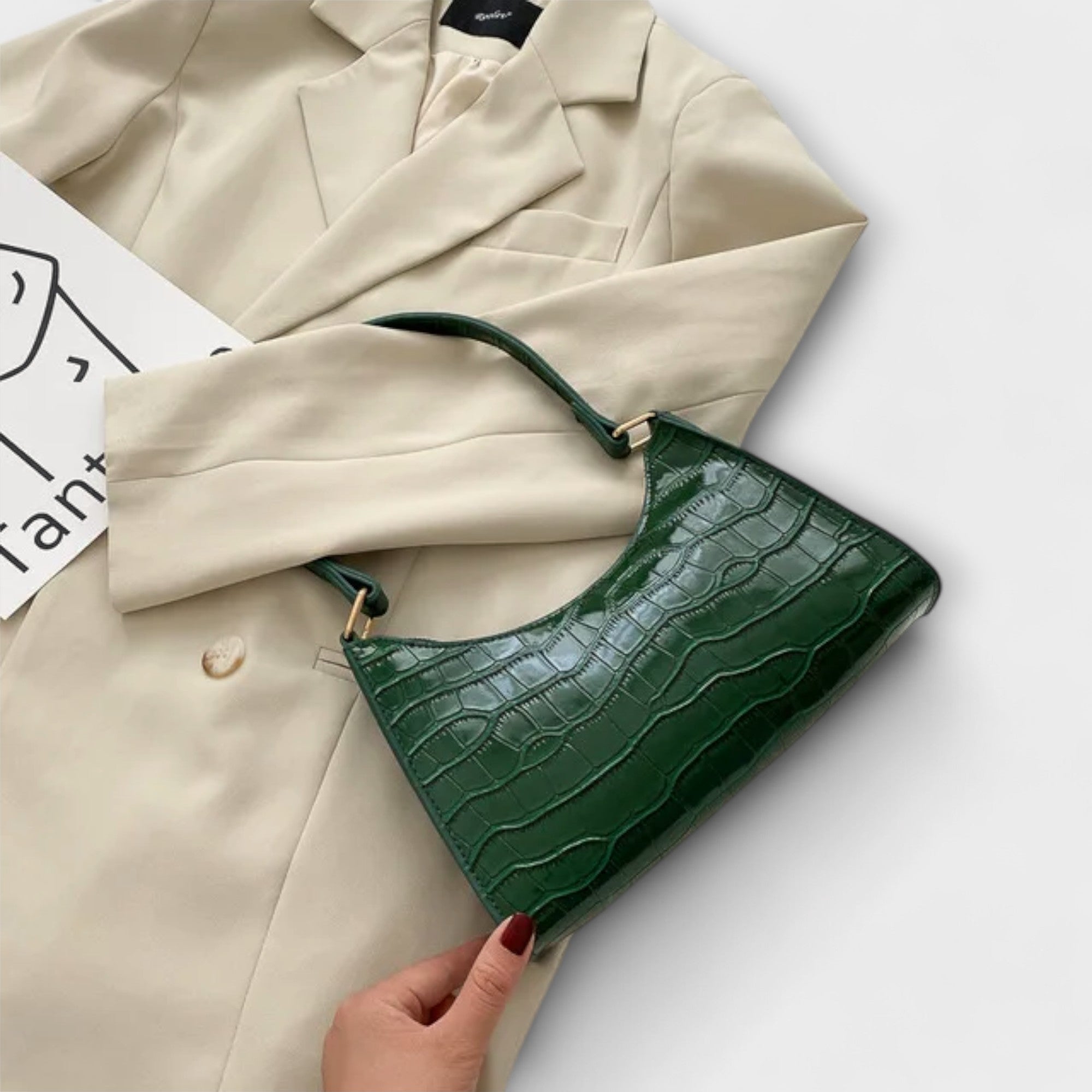 Aurora - Glossy Leather Bag