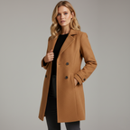 Elegant Timeless Long Coat - Gray