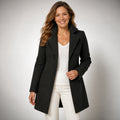 Elegant Timeless Long Coat - Gray