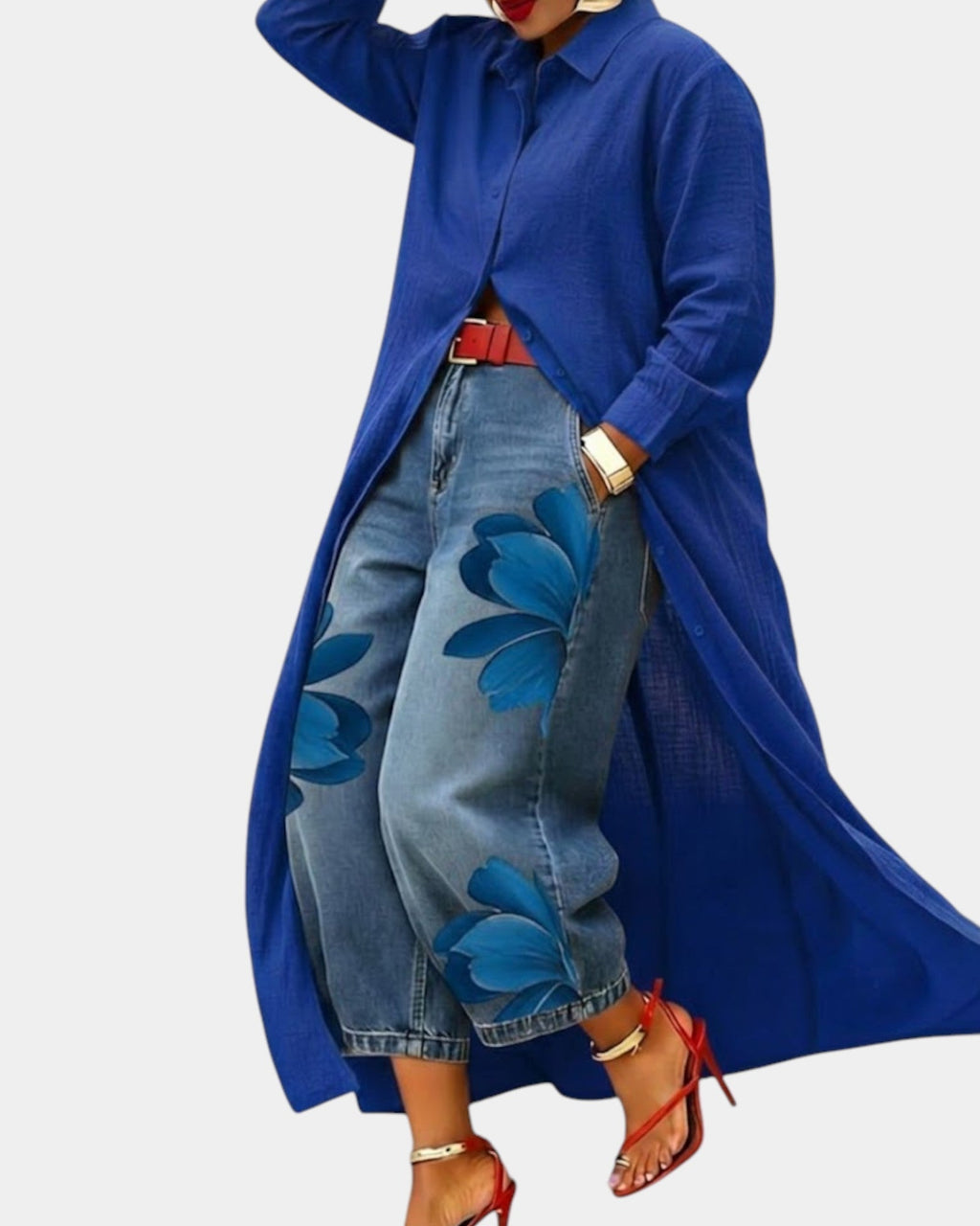 FLORA | Wide-Leg Jeans + FREE Shirt