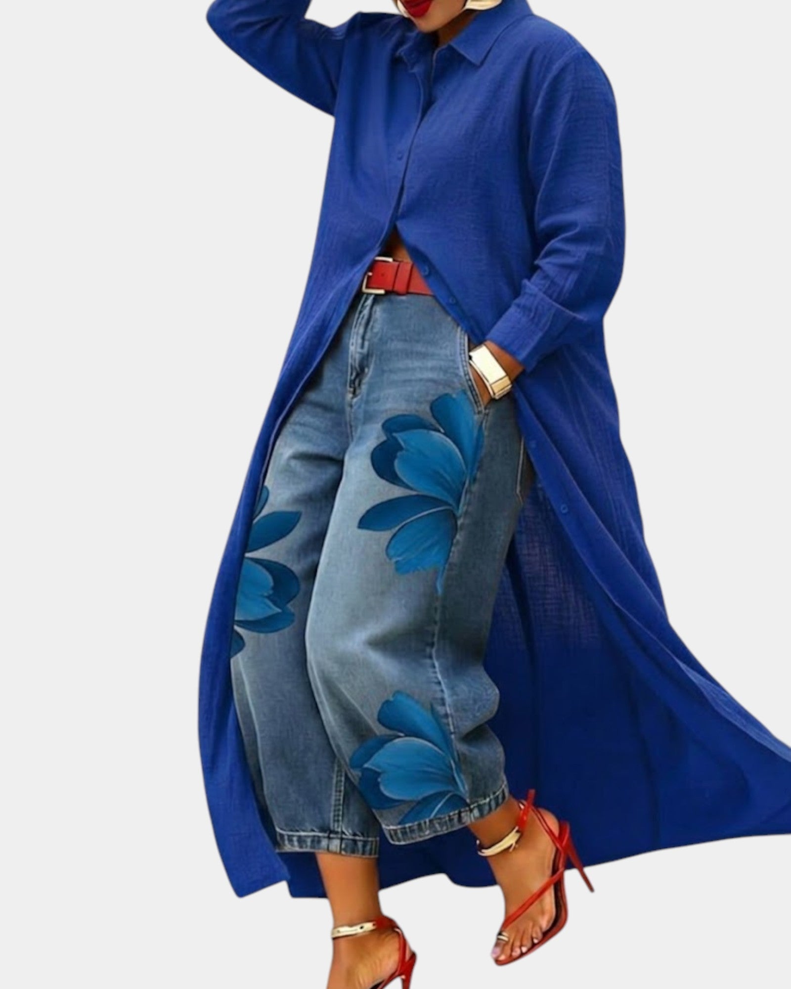 FLORA | Wide-Leg Jeans + FREE Shirt