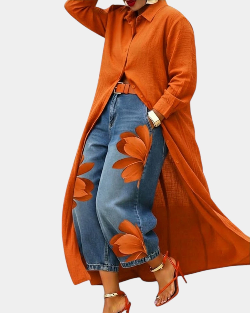 FLORA | Wide-Leg Jeans + FREE Shirt