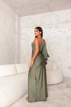 Nicole™ One-Sleeve Satin Dress