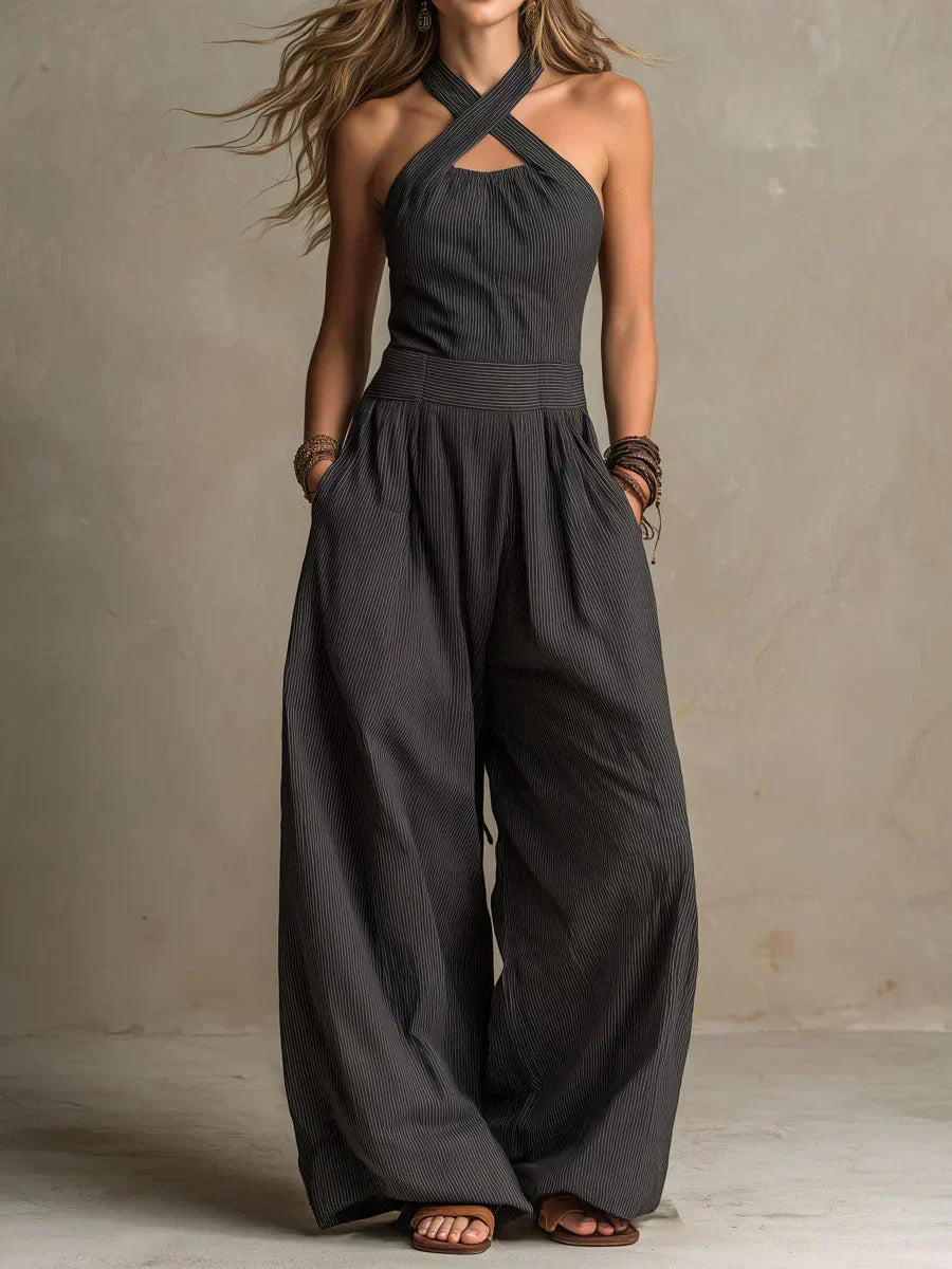 Ariana | Elegant Jumpsuit with Cross Neckline